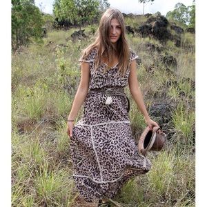 🤎Tulle & Batiste Leopard Hunter Gown